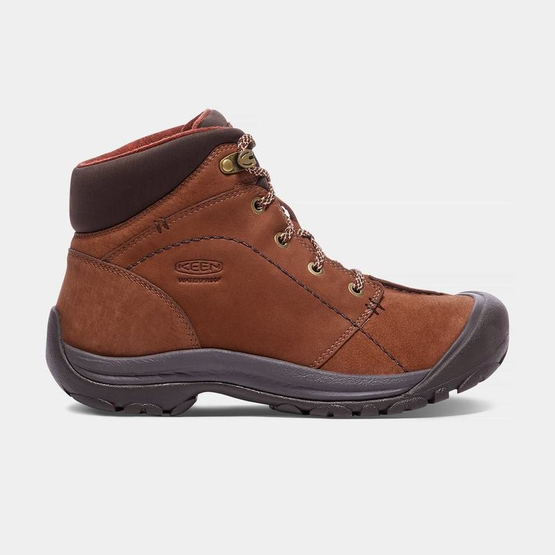 Botas De Invierno Keen Kaci Invierno Waterproof Mid Para Mujer Marrom - Botas Keen Mexico (052981-YA